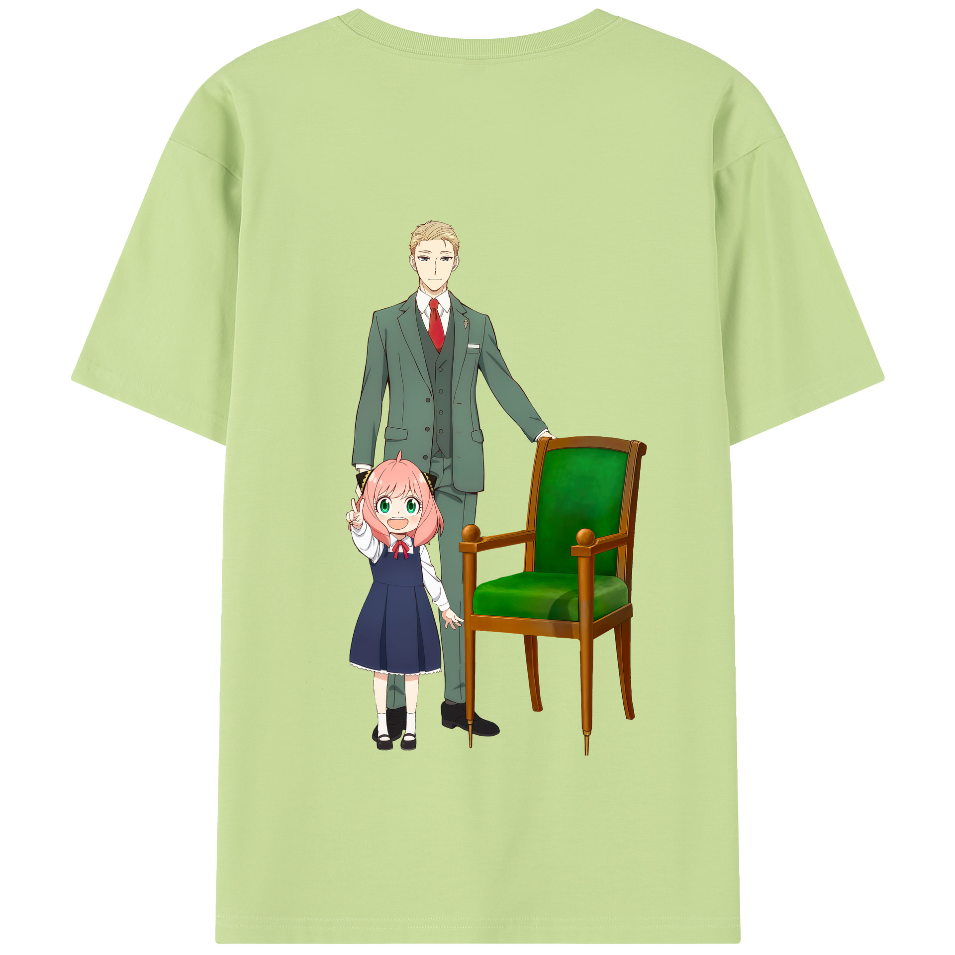 （画像用） SPY×FAMILY间谍家家酒 綿100％半袖Tシャツ（背面プリント）
